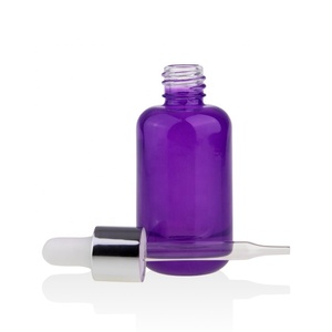 Fancy Khá Tím Red Gradient Màu Xanh Tinh Dầu Tinh Khiết Huyết Thanh Trên Khuôn Mặt Mắt 30Ml 15Ml Glass Dropper Chai Với Sliver Cổ Áo - Product Image 6