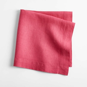 45*45cm Embroidery Wholesale Customized LOGO French Dining <b>Table</b> <b>Cloth</b> 100% Pure Flax <b>Linen</b> Fabric Napkins Wedding Hotel - Product Image 6