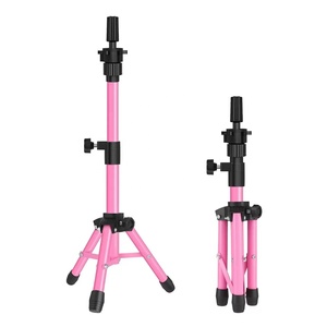Support trépied pour tête de mannequin de coiffure K, support de sol rotatif et extensible pour coupe de cheveux et perruques - Product Image 2