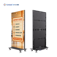 Écran LED pliable Canbest 1,2 mm, affichage COB 2m x 3m P1.56, 88 pouces, 1000 nits, écran LED à pas fin pour événements itinérants et location