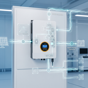 Convertisseur solaire tout-en-un mural empilable avec affichage numérique pour le stockage d'énergie domestique, sortie 0-5 kWh - Product Image 3