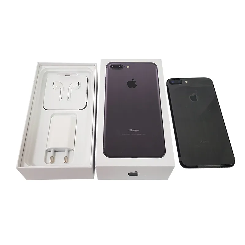 Conjunto completo de celulares para iPhone 7 plus 32gb 128gb 256gb, desbloqueado global para Apple, usado em bom estado, nível A, em segunda mão