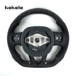 Volante Deportivo de Fibra de Carbono Personalizado con LED para Dodge Charger Challenger Hellcat SRT <span class=keywords><strong>RT</strong></span> 392, Totalmente Personalizable - Product Image 6