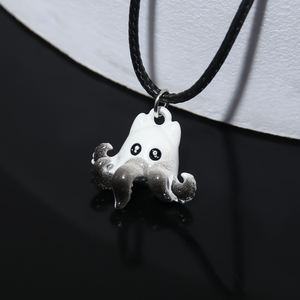 Ciondolo Charm con Specie <span class=keywords><strong>di</strong></span> Calamari e Polpi, Collana Carina del Gioco Cthulhu per Donne e Uomini, Gioiello con Catena a Maglie per Regalo - Product Image 4
