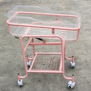 Cuna Moderna de Hierro con Ruedas y Mosquitera para Bebés, de la Fábrica de Equipos Médicos Guanghe, Distrito de Baiyun, Guangzhou - Product Image 3