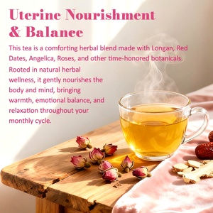 Té para el Ciclo Saludable de Chinaherbs, Marca Privada Personalizada, Fertilidad, Salud Uterina, Equilibrio Hormonal, Vegano, Sin OMG, Sin Gluten, 80g/bolsas - Product Image 6