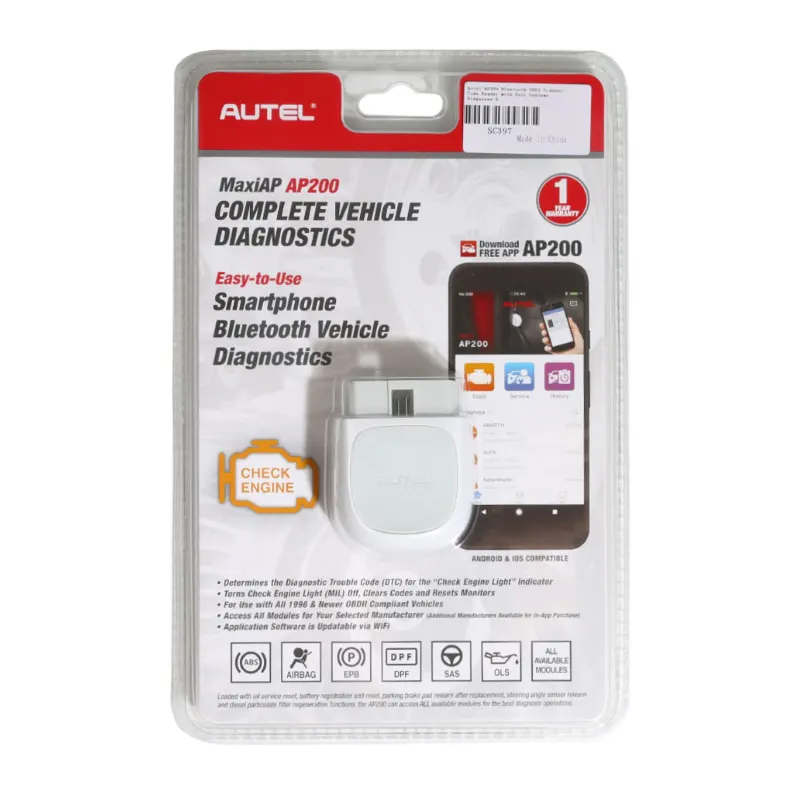 Autel Ap200 Ap 200 Bt Obd2 Scanner Automotivo Obd 2 Tpms Codelezer Auto Diagnostisch Hulpmiddel Pk Thinkcar Pro Dbscar5 Easydiag