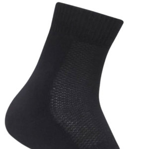 Chaussettes de sport ras du cou 100 % respirantes de couleur unie pour femmes, personnalisables avec motif dessin animé et logo sous le pied, style professionnel – Fabriquées - Product Image 3