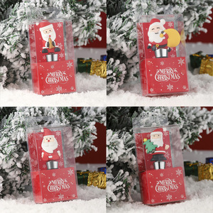 Christmas <b>Wine</b> Stopper Gift Box Zinc Alloy Bottle Sealer For Holiday Party Decorations - Product Image 1