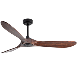 HSG Model 666D Electric Remote Control DC Motor 52 Inch Wood Color <strong>Black</strong> Air Cooling <strong>Ceiling</strong> <strong>Fan</strong> - Product Image 5