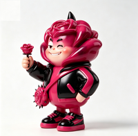 Figurine de collection personnalisée Rose Devil en PVC et ABS, statue d'art fabriquée en Chine, OEM sur mesure pour la vente en gros aux marques