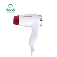 Sèche-cheveux professionnel 1200W pour hôtel, diffuseur ionique, séchage rapide, style moderne, réglages de chaleur élevée pour usage domestique, commercial et extérieur