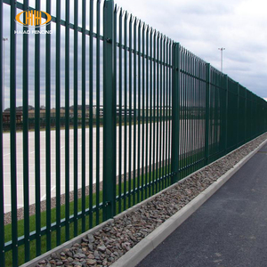 Valla Metálica de Acero Tipo Palisada, Fácil de Montar, Resistente, Estilo Europeo, con Puerta para Muro Perimetral, Venta al Por Mayor - Product Image 6