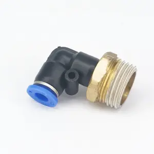 Haute qualité meilleure vente en chine tube de tuyau d'air connecteur rapide pneumatique série PL raccord de verrouillage poussoir Chine
