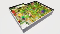 Équipement de jeux d'intérieur pour enfants personnalisé en usine, modules de jeu pour tout-petits sur le thème de la jungle, aire de jeux pour enfants