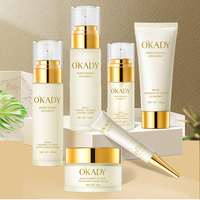 OKADY Offre Spéciale Soins du Visage Hydratants Anti-Âge Kit Complet 6 Pièces de Soins de la Peau à la Levure Bio pour Peaux Sensibles