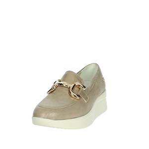 Cinzia <b>Soft</b> Women's Slip-On Platinum Platform Loafers Flat <b>Shoes</b> with Cushioned Faux Suede Upper - Product Image 5