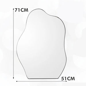 Frameless Vanity <strong>Mirrors</strong> Irregular <strong>Pond</strong> <strong>Mirror</strong> Wall Home Decor Asymmetrical <strong>Mirror</strong> - Product Image 6