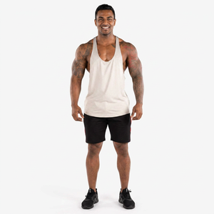 Camisetas deportivas ligeras de alta calidad OEM, camiseta sin mangas para gimnasio, diseño de impresión de gel de silicona para hombre, camiseta deportiva con tirantes para gimnasio - Product Image 1