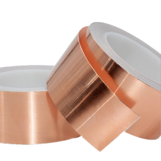 Hot Sale Shielding Anti-interference Conductive Copper Foil Tape, High Temperature Resistant Self-adhesive Copper Foil Sticker
