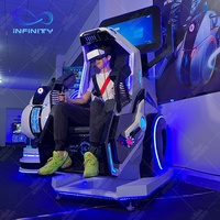 Meilleure qualité 360 simulateur Vr joueur unique 9D réalité virtuelle simulateur de vol 360 degrés Rotation 3D 360 jeu simulateur Vr