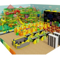Combinaison personnalisée grand toboggan équipement de terrain de jeu intérieur