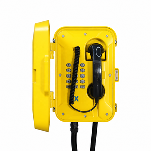 Station téléphonique de sécurité extérieure pour environnements dangereux (IP67) pour usines poussiéreuses, projets d'infrastructure électrique et de quais maritimes - Product Image 4