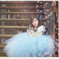 Robe de princesse pour filles, robe de fête personnalisée de haute qualité pour enfants, robe de princesse moelleuse pour filles pour les fêtes d'anniversaire et les concours de beauté