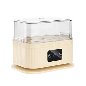 Vaporera Eléctrica Multifuncional de Plástico de Doble Capa para Huevos, con Temporizador y Apagado Automático, Capacidad para 6 Huevos, Ecológica - Product Image 1