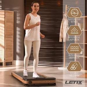 Tapis <span class=keywords><strong>de</strong></span> marche portable en bois, tapis <span class=keywords><strong>de</strong></span> marche sous le bureau, tapis <span class=keywords><strong>de</strong></span> marche électrique avec écran LED, 6 km/h, avec télécommande pour la maison et le bureau - Product Image 2