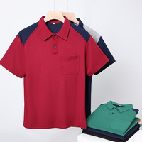 Nouveau logo personnalisé chemises de serveur à manches courtes uniforme Polo Unisexe T-shirts Polos