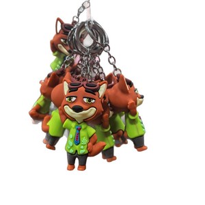 Cartoon Silicone <b>Keychain</b> Zinc Alloy Non-Toxic For Kids And Girls Car Bag Pendant Small Gift Valentine's Day Children's Day - Product Image 5