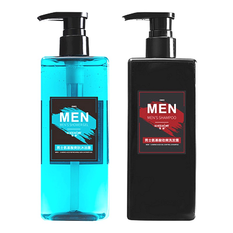 Мужской набор для ухода за волосами Кельн, увлажняющий шампунь с контролем жирности, глубокое очищение, гладкая парфюмерия, лечение роста волос, шампунь и гель для душа