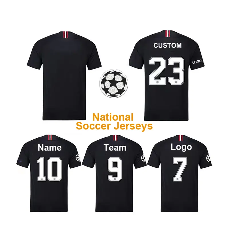 מחיר המפעל ספורט ספורט ספורט ספורט גברים ללבוש חולצת כדורגל נוער מותאם אישית עם לוגו ומספרים