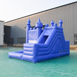บ้านลมเป่าลมสีฟ้าสำหรับเด็ก ทำจาก PVC คุณภาพดี เหมาะสำหรับการเล่นกระโดด - Product Image 2