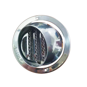Grille d'aération murale en acier inoxydable à alimentation directe d'usine, avec moustiquaire, pour évacuation ou système CVC - Product Image 1