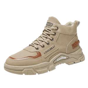 Nuevos Zapatos de Trabajo de Otoño para Hombre, Estilo Martin, con Suela Gruesa Antideslizante, de Caña Alta, Zapatos Casuales de Seguridad para Hombre - Product Image 5