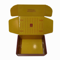 Boîte d'expédition en gros avec impression personnalisée et fermeture auto-adhésive pour emballage de boutique en ligne, boîte d'expédition scellable sur mesure OEM ODM