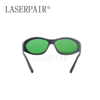 Lunettes de protection laser rouge certifiées EN207 en polycarbonate 630-660 nm, lunettes de sécurité laser diode ND YAG 800-1100 nm 30%