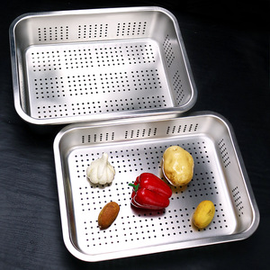 Cấp thực phẩm có thể giặt tùy chỉnh-thực hiện thép không gỉ đục lỗ giỏ - Product Image 6