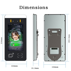 Face Recognition Door Access Control System Android11 Night Vision SDK OEM Biometric Facial Fingerprint Time Attendance Terminal - Product Image 6