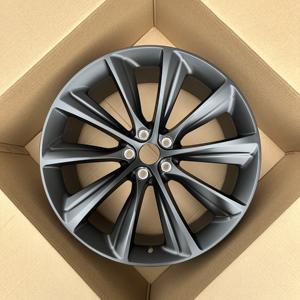 ล้อรถอลูมิเนียมฟอร์จขนาด17-19นิ้วล้อรถยนต์ขนาด100มม. สีดำ <span class=keywords><strong>F1</strong></span>ไหลตรงจากโรงงานสภาพใหม่ - Product Image 5