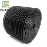 Grillage soudé en acier galvanisé PVC noir pour protection des panneaux solaires contre les oiseaux et les écureuils