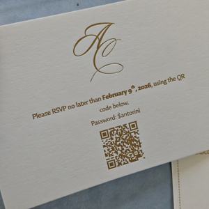 Invitaciones de Boda Personalizables, Elegantes y Lujosas, con Tapa Dura de Color Azul Cielo, Folio de Terciopelo, Bolsillo, Espejo Plateado y Acrílico, con Sobre - Product Image 6