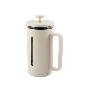 Cafetera de Vidrio de Borosilicato de Grado Alimenticio, Resistente al Calor, Portátil, de Color Blanco, de 350/1000 ml - Product Image 6
