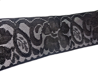 Hot Selling Hochwertige Custom Elastic 5cm Schmale Nachhaltige Band gürtel Gestrickte Blumen unterwäsche Lace Edge Gurtband Produkt