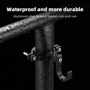 Crochet universel pour guidon de vélo, support multifonctionnel pour VTT, vélo électrique, sac de livraison, bagages, verrouillage robuste, installation facile, alliage d'aluminium - Product Image 6