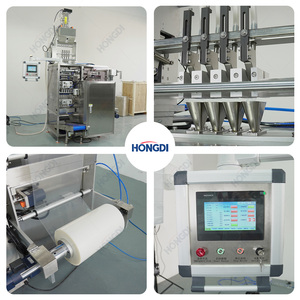 Máquina Empacadora Automática de 4 Columnas para Leche de Soya en Polvo, Café en Polvo, Granulados, con Motor de Acero Inoxidable - Product Image 5