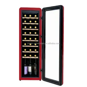 Compressor Wine Cooler One Zone Hotel Mini Bar Fridge Professional Single Zone Wine Iceboxs 90L