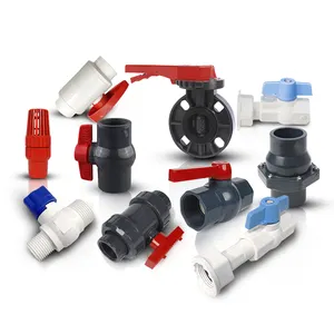 Factory wholesale can be customized size of water supply and drainage Wholesale Professional Plastic PVC/UPVC Ball Valve